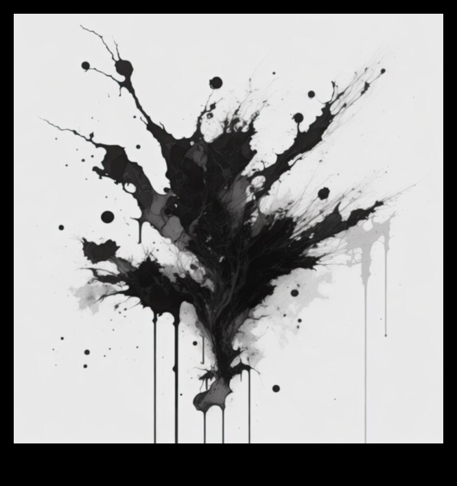 Ink Splash Art Ένα δημιουργικό μέσο έκφρασης 2 The Art of Ink Splashes: Creating Abstract Beauty