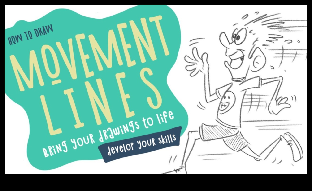 Δυναμικές γραμμές που φέρνουν την κίνηση στα σχέδια κινουμένων σχεδίων 2 Dynamic Lines: Bringing Movement to Cartoon Drawings