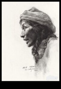 Charcoal Realism: Lifelike Portraits and Scenes